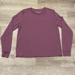 Outdoor Voices Everyday Longsleeve T-shirt Mauve Sz Medium RN147908 Style 294768